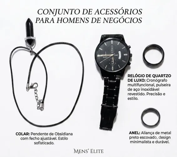 Relógio de quartzo de luxo