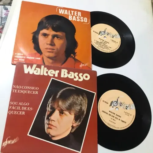 disco de vinil compacto Walter basso brega rock