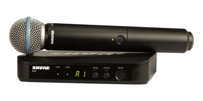 Microfone Shure BLX24/b58 - Usado - estado de novo 
