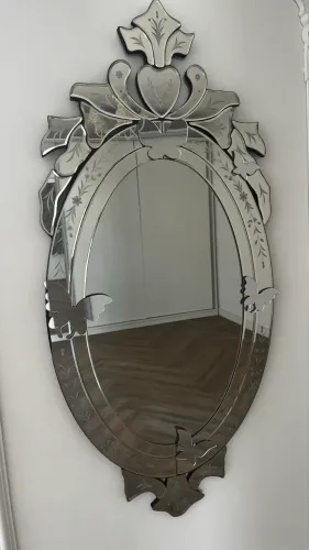 Espelho Veneziano 1.0 x 0,47 cm (Leia a Descrição)