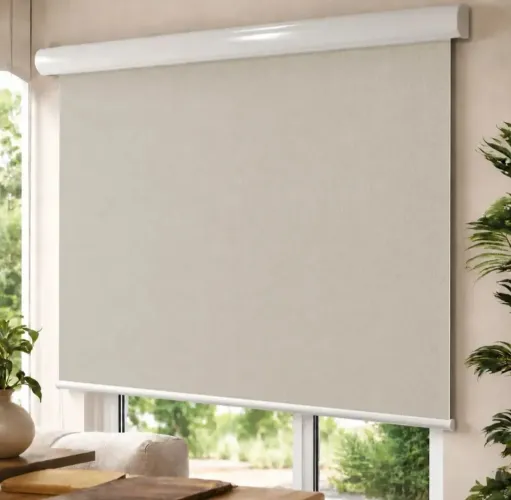Persiana Rolo Blackout Tecido Liso Bando 1,40m X 1,40m