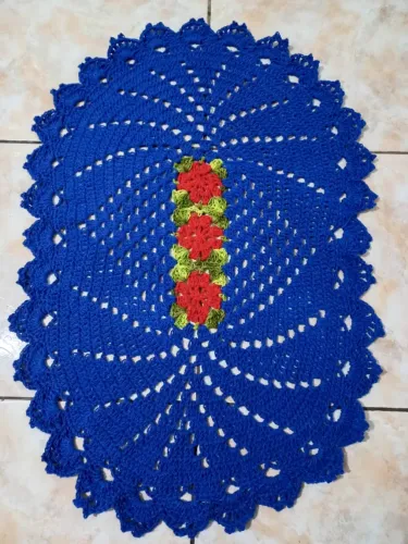 Lindo tapetes  de croche para porta