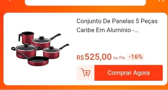 Jogo de panelas TRAMONTINA