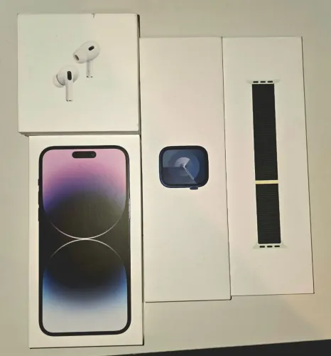 Kit Apple (iPhone, Apple Watch e Airpods Pro)