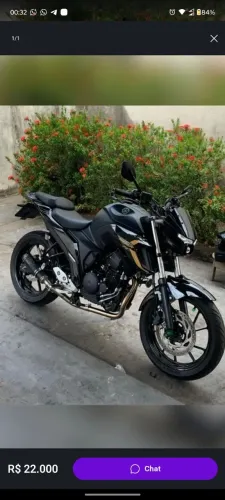 Vendo moto fz25