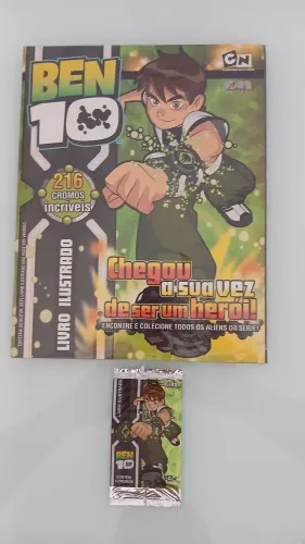 Álbuns de figurinhas - Colecao BEN 10 - 05 Álbuns Completos + Extras