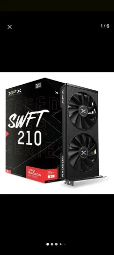 PLACA DE VÍDEO RX7600 8GB XFX NOVO 2 MESES SE USO COM CARANTIA 