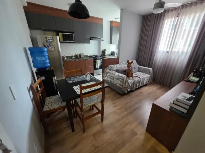 Apartamento mobiliado com 39m² de área útil na Vila Aquino, em Santo André.