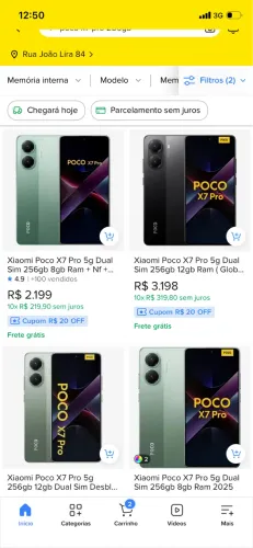 Celular Xiaomi poço X7 PRO