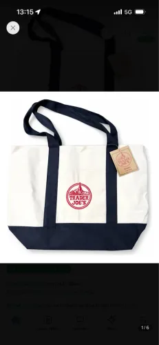 Bolsa Trader Joe?s original com etiqueta e nota! NY