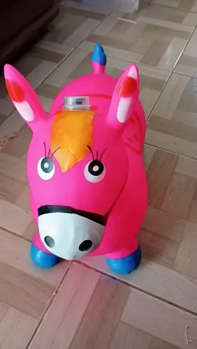 Cavalinho Upa Upa inflavel Pocoto Brinquedo Para Crianças Pula Pula Musica Infantil Com Mu