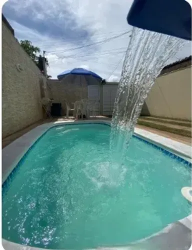 Casa 3 quartos, com ar condicionado a 400 metros da Praia