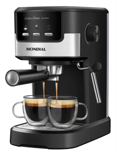 Cafeteira Espresso Mondial Dolce Crema 20 Bar - 110V
