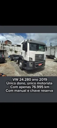 Caminhão VW 24.280 ano 2019