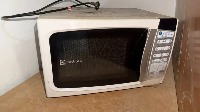 Microondas funcionando bem