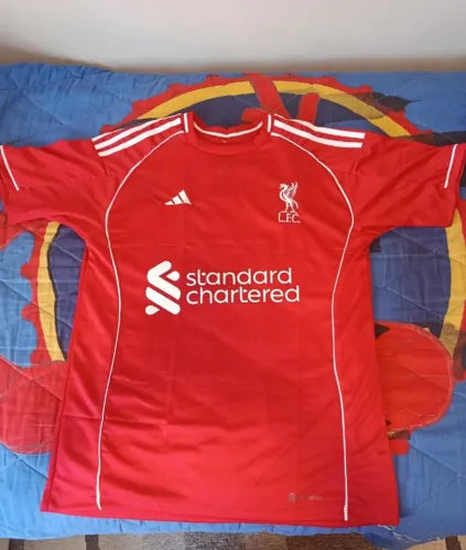 Camisa Liverpool Home I 2025/2026 Adidas