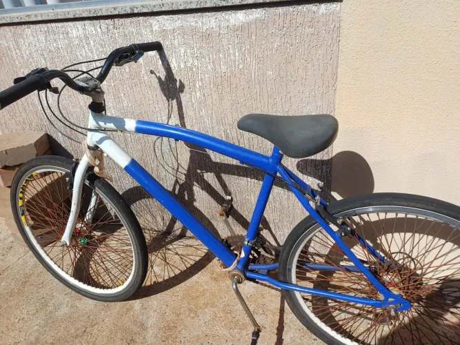 Bicicleta azul aro 26