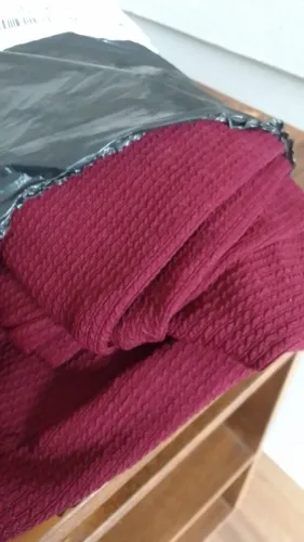 Legging flaire vermelha bordô tamanho P
