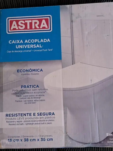 CAIXA DE DESCARGA ACOPLADA "ASTRA"