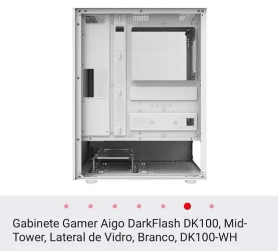 GABINETE GAMER BRANCO AIGO DARKFLASH