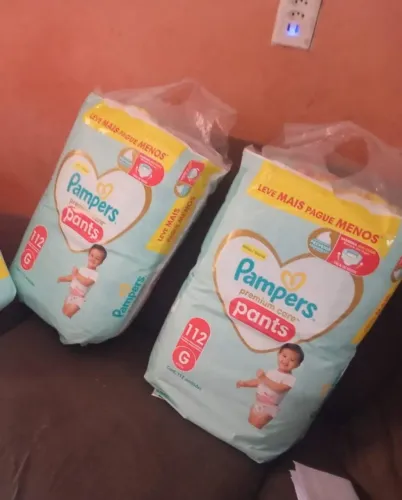 Fralda ponts g Pampers Premium