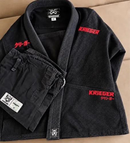 kimono krieger jiu-jitsu a1 preto