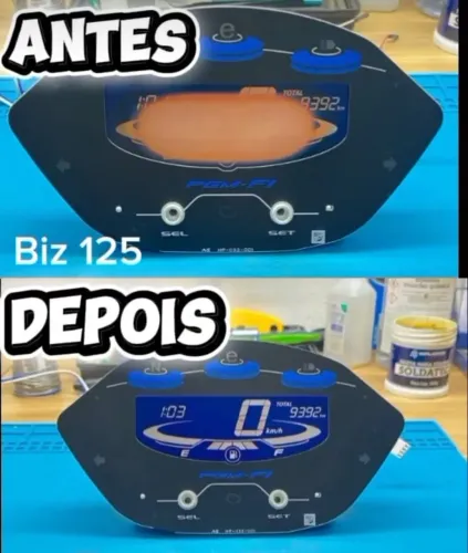 Conserto de painel de moto
