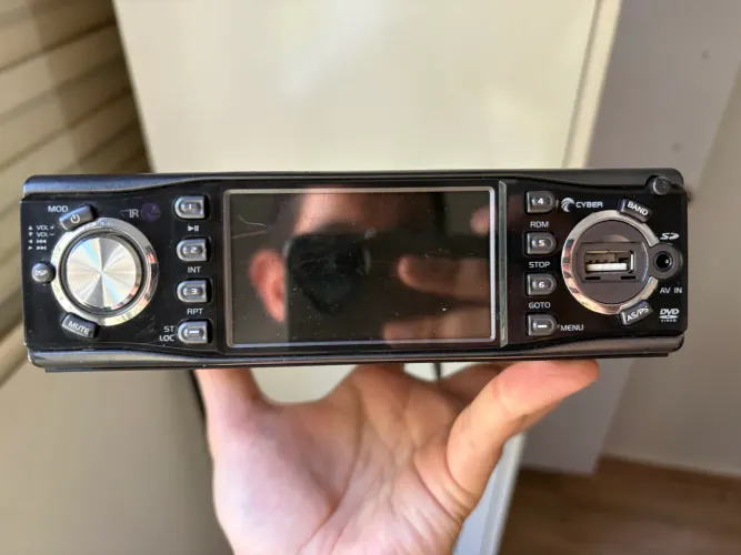 Som DVD Player Automotivo Cyber 1-DIN