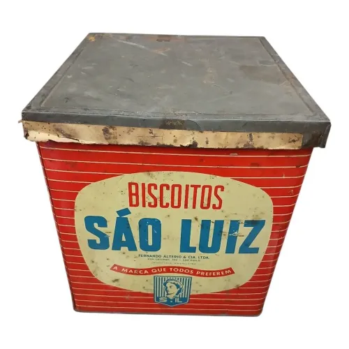 Lata biscoito sao luis anos 60