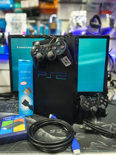 Vendo PlayStation 2 Fat tunado com 80 Jogos