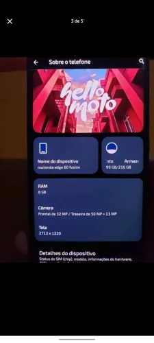 Moto Edge 60 fusion .quero iphone