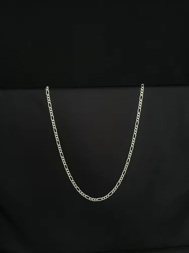 Corrente Masculina Prata 925 - Modelo 3x1 - 5mm - 61cm - 17.9g