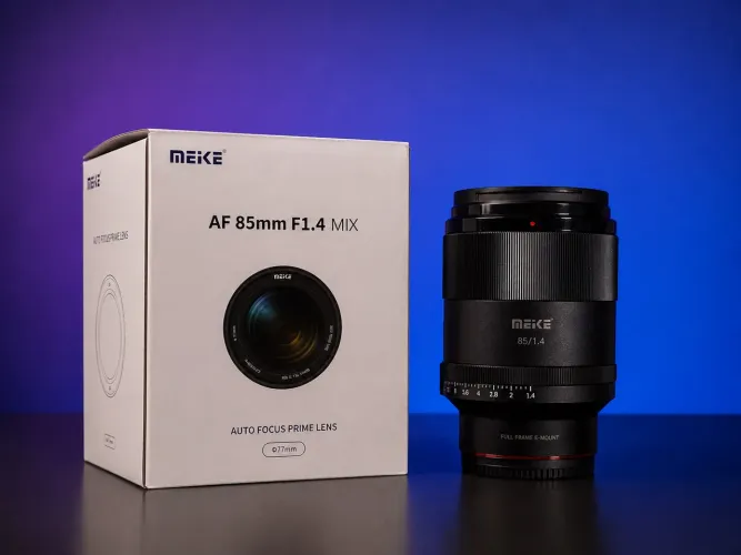 Lente 85mm 1.4 Meike Sony e-mount 