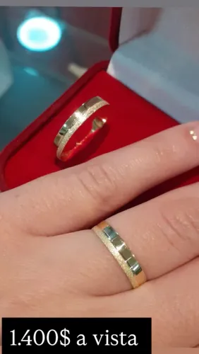 Lindas Alianças Ouro18K LOJA FÍSICA