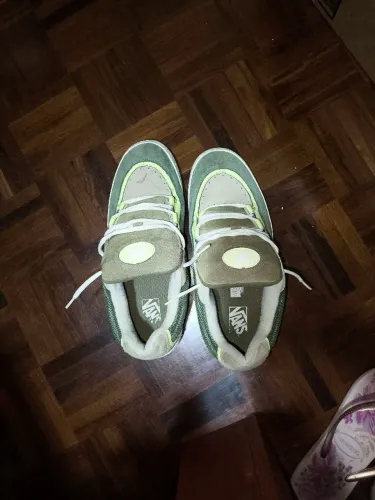 Tênis Vans Skate Retrô Verde - Tamanho 44 (Excelente Estado)