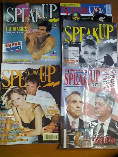 Coleção com 6 Revistas de Inglês Speak Up 