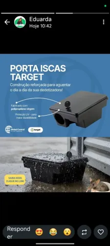 Porta iscas de rato