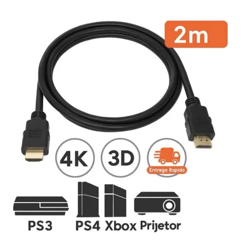 Cabo HDMI 2.0 - 2m Full HD 4k