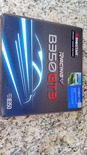 Placa mãe B350GT3 biostar gaming RGB + Ryzen 5 2600