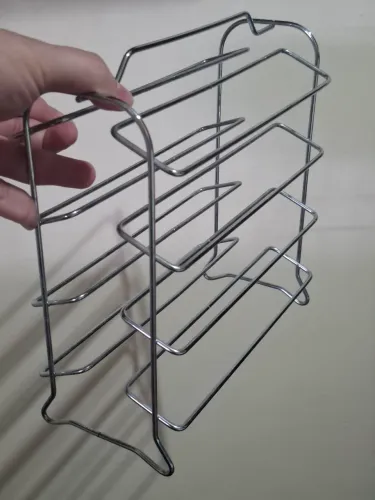 Suporte Porta 40 Capsulas 3 Corações Organizador Aramado