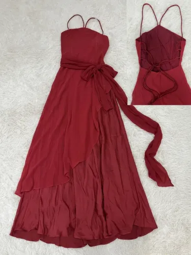 Vestido longo marsala festas tam. M