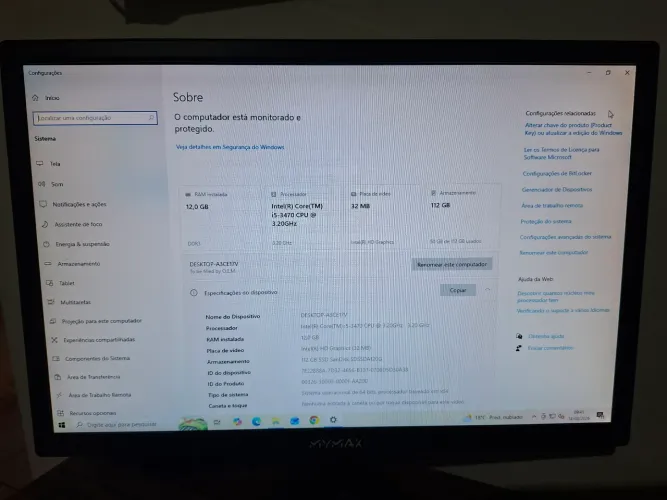 Computador I5 - 3470 Cpu 3.2 ghz