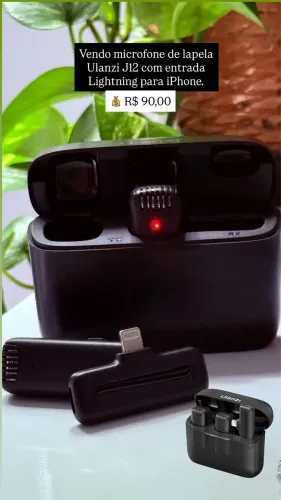 Microfone de lapela Ulanzi J12