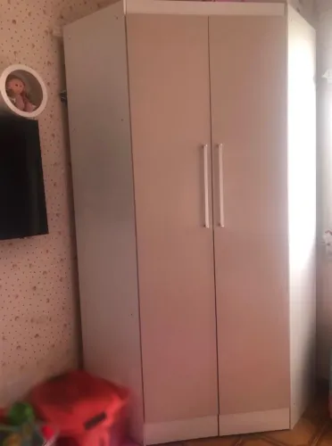 Guarda Roupa Canto Closet Modulado 2 Portas 