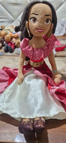 Boneca de tecido pelúcia princesa Elena de Avalor original Disney Store