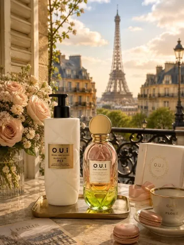 Kit O.U.I Perfume e Hidratante Madeleine 862 La Pistacherie
