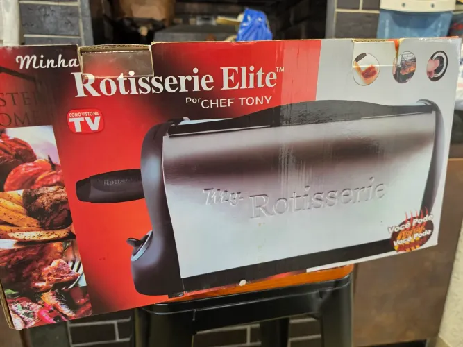 Forninho elétrico rotativo My Rotisserie Elite Master Home