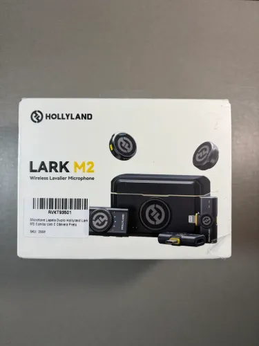Microfone Hollyland Lark M2 COMBO USB C CÂMERA NOVO