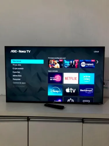 Smart TV AOC 43'' LED Sistema Roku TV