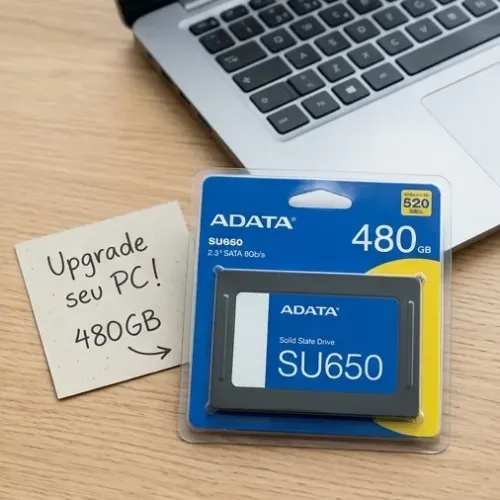SSD ADATA SU650 480GB 2.5" SATA III 6Gb/s - Novo / Lacrado